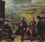 Francisco de Zurbaran The Defense of Cadiz Against the English oil painting artist